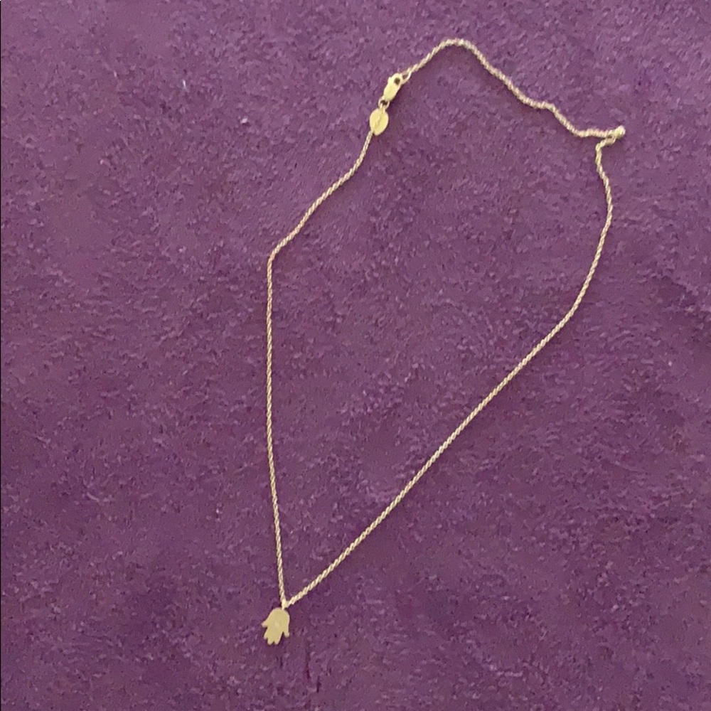 Good plated Hamsa Necklace